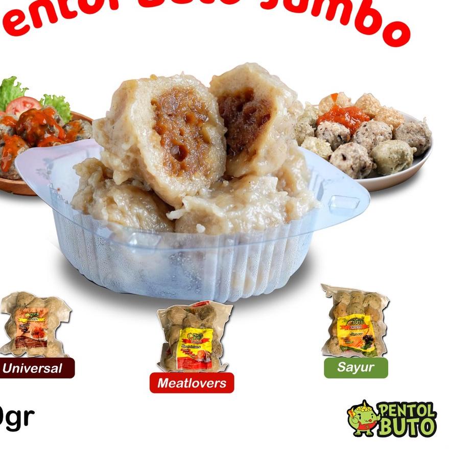 Discount✔️✔️PENTOL BUTO FROZEN JUMBO ENAK// Pentol jumbo murah// pentol bakso// pentol besar// pento