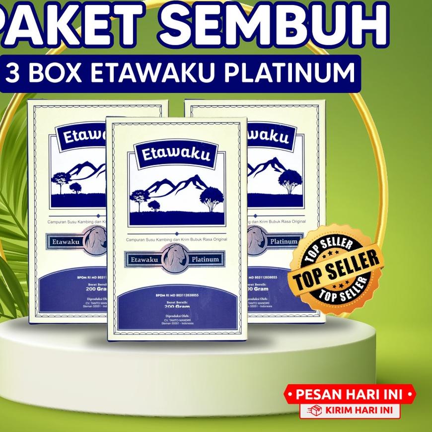 

Termurah⭐✅Etawaku Platinum 3 Box Susu Kambing Etawa Bubuk Murni Rendah Gula Tinggi Kalsium Menjaga Kesehatan dan Kepadatan Tulang Cegah Nyeri Sendi Tulang Osteoporosis Osteoarthritis Gangguan Pernafasan Asma