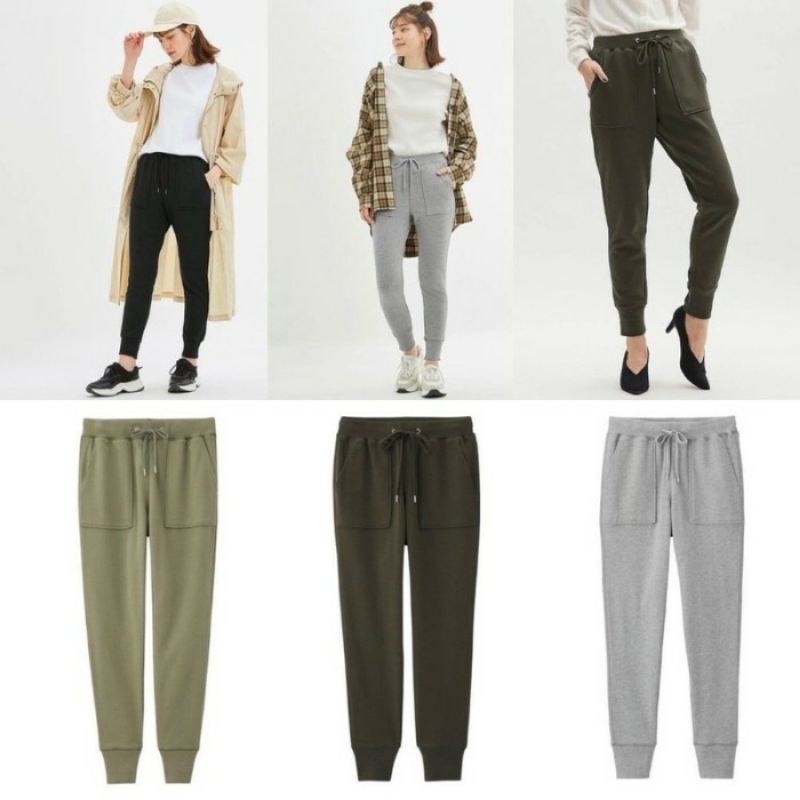 Uniqlo Terry Jogger Pants Women  / Celana Panjang Jogger Wanita (XS-XL)