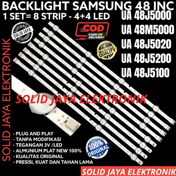 BACKLIGHT SAMSUNG UA 48J5000 48J5100 48M5000 AK 48 INCH INC IN LAMPU BL LED TV 8K 3V 48INC 48J5100AK