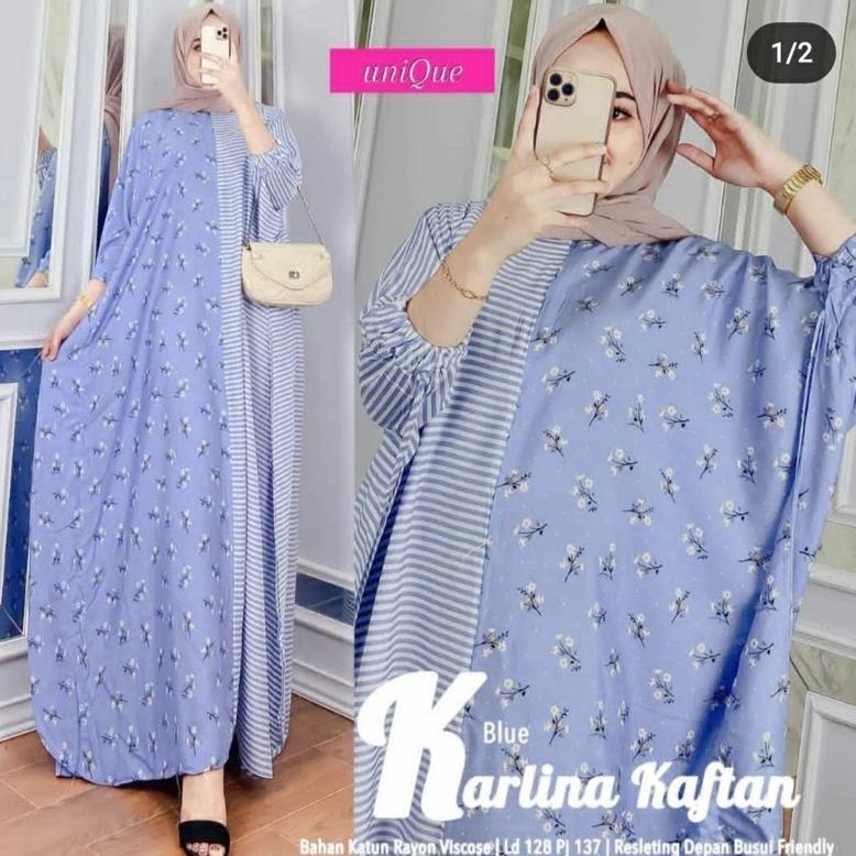 (BISA COD) BILION KAFTAN MAXY DRESS SUPER JUMBO LD 150 DASTER BATIK BUSUI ZIPPER DEPAN GAMIS RAYON B