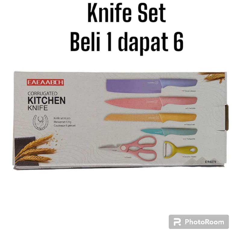 Pisau Set - Beli 1 dapat 6