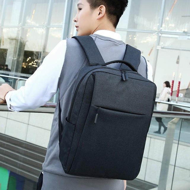 Tas ransel tas ransel pria tas laptop 14inch kekinian backpack import berkualitas - grey(T7J8) tas r