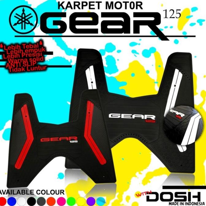 Karpet Motor Gear 125 - Karpet Gear 125 - Alas Kaki Gear - Karpet Gear