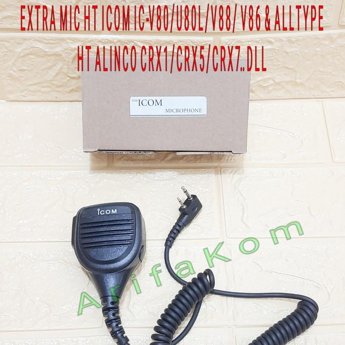 EXTRAMIC HT ICOM V80 V88 V86 U80L EXTRA MIC HT ALINCO CRX1 CRX5 A10