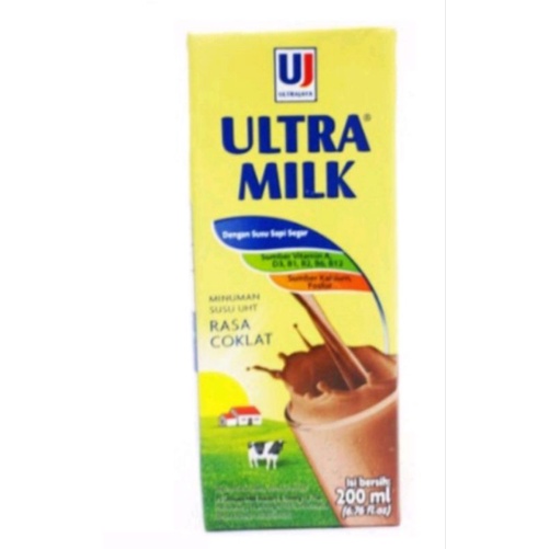 

ultra milk coklat 200ml