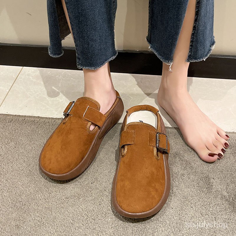 [✅BISA COD] #Sisjuly# Sandal wanita/Sandal sepatu bawah tebal wanita / satu sanggurdi tas kepala set