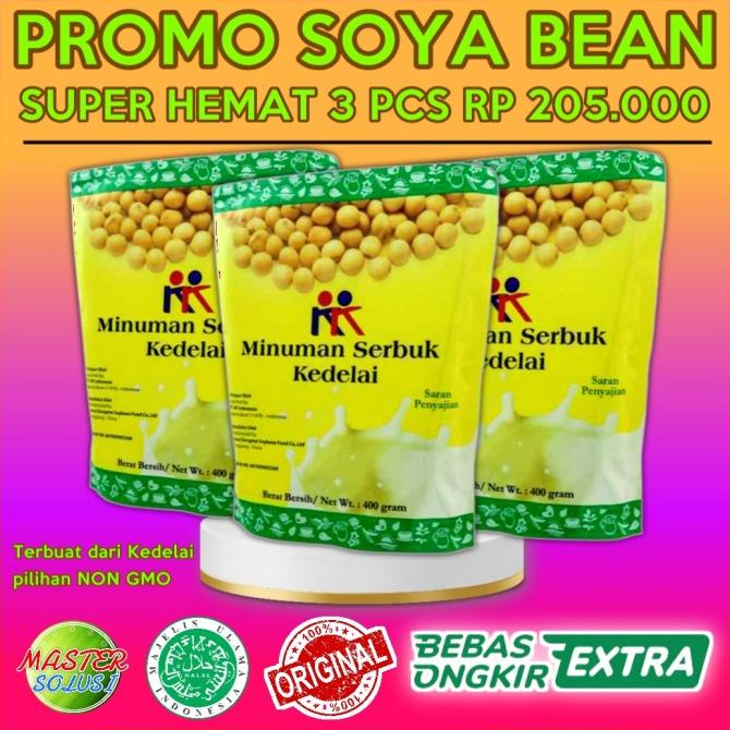 

Susu Kedelai Soya Bean Serbuk KK | Susu Non Dairy | PROMO 3 PACK ---NEW---