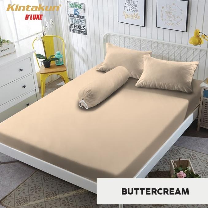 Sprei 160x200 TINGGI 30 cm Kintakun Limited Polos Edition