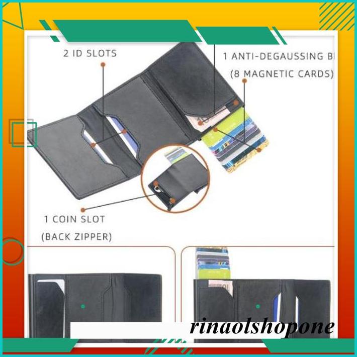 

BAELLERRY RFID ANTI THEFT CARD DOMPET KARTU WALLET KULIT IMPORT BLY36 KUALITAS TINGGI !!