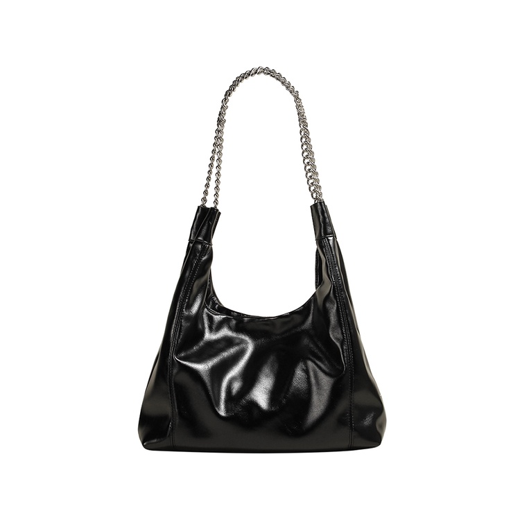 Red Tas jinjing rantai Korea tas berkapasitas besar 2023 mode baru tas kulit lembut komuter tas wanita tas bahu ketiak