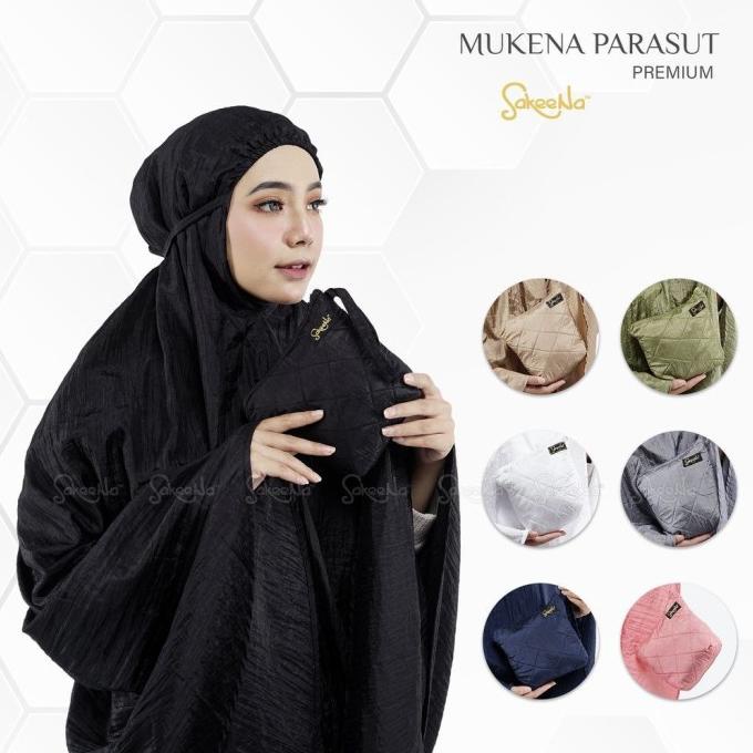 Mukena Parasut Travel Traveling Sakeena