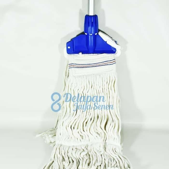 Pelan Pel Jepit Gagang Stainless | Pel Lantai | Pel Kain | Mop Lantai Kain