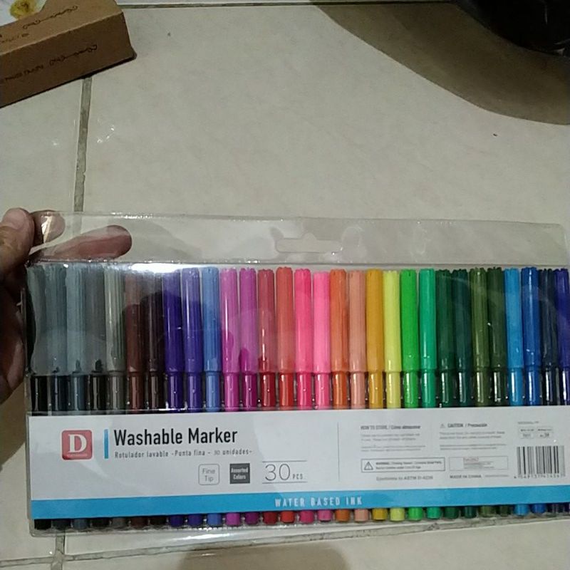 

JastipDaiso Washable Marker 30 Pc Spidol Mewarnai Anak Sekolah Peralatan Menggambar
