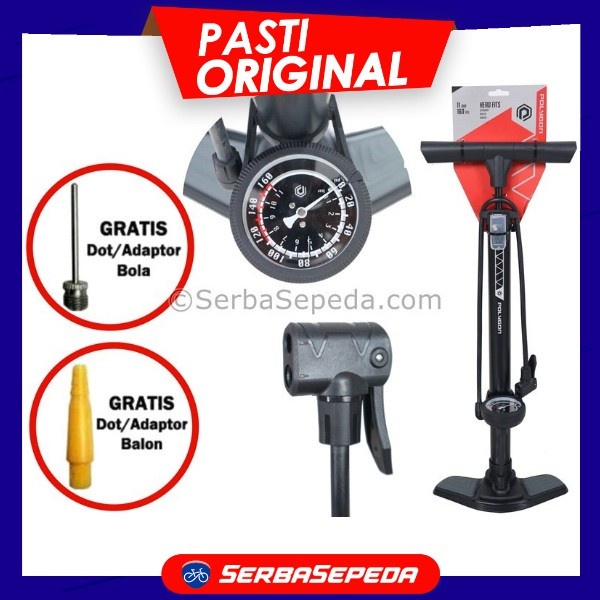Pompa Sepeda - Pompa Lantai Polygon STX