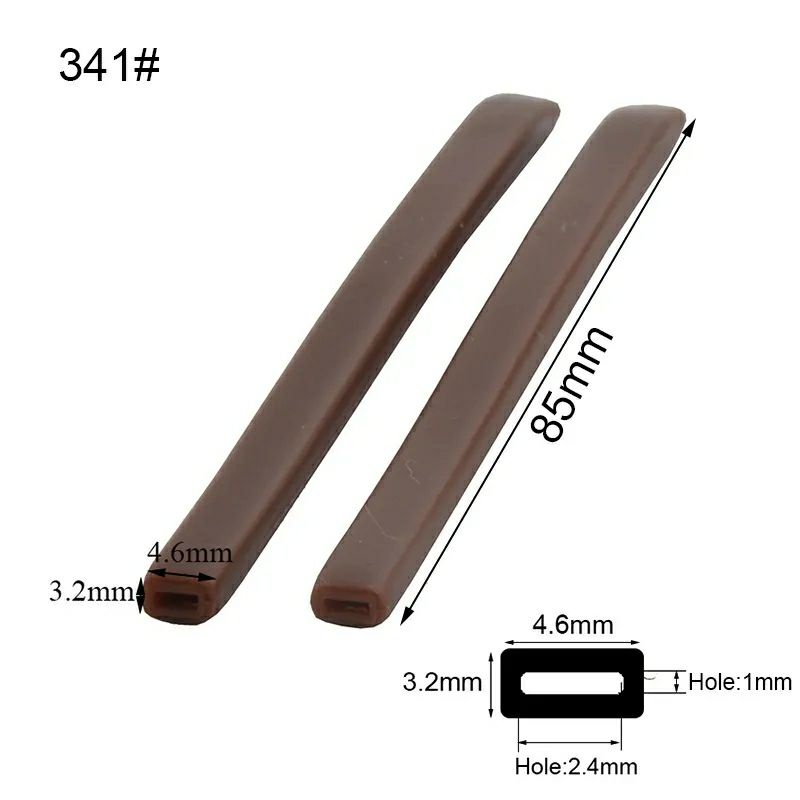 Tangkai Batang kacamata karet pipih setengah tangkai