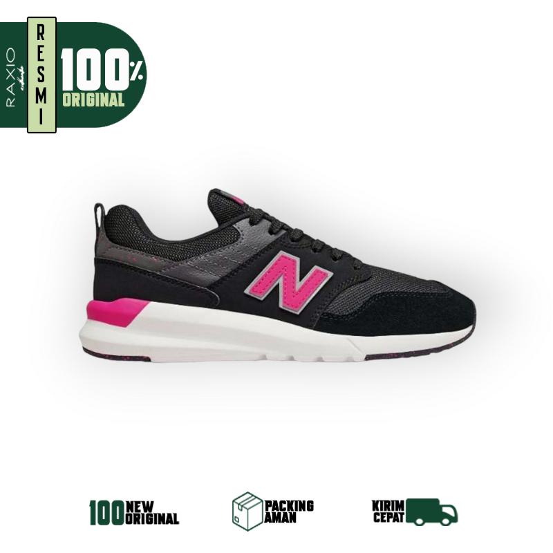 Sepatu Sneakers New Balance Lifestyle 009 Black Pink White WS009OB1 W  Original Murah