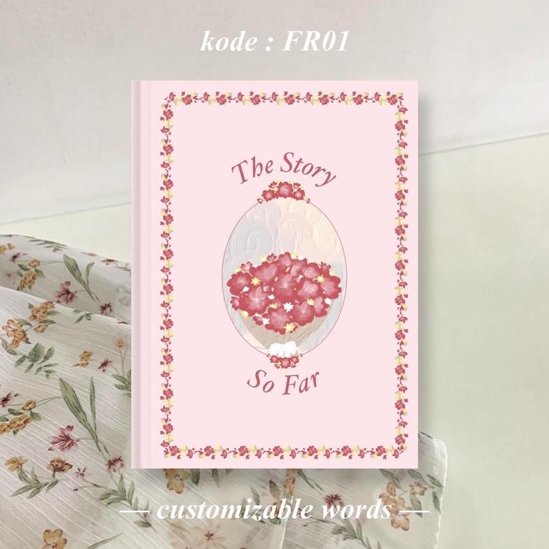 

FR01 NOTEBOOK HARDCOVER COQUETTE JOURNAL .
