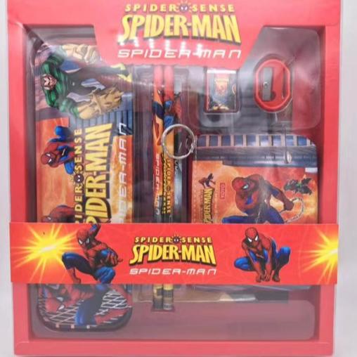 

STUDY SET STATIONERY SET ALAT TULIS SEKOLAH ATK KARAKTER UNICORN/SPIDERMAN/LITTLE PONY/FROZEN 8033A .