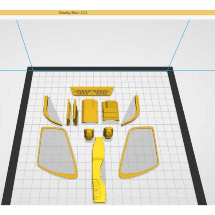 Flash Sale Kabin Miniatur Truk Canter 3D Printer Termurah