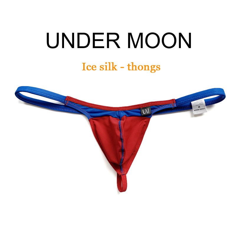 Thong men low waist new thin ice sexy seduction strip bed flirty men's underwear T - string pants