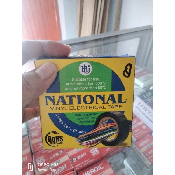 isolasi kabel/lakban hitam