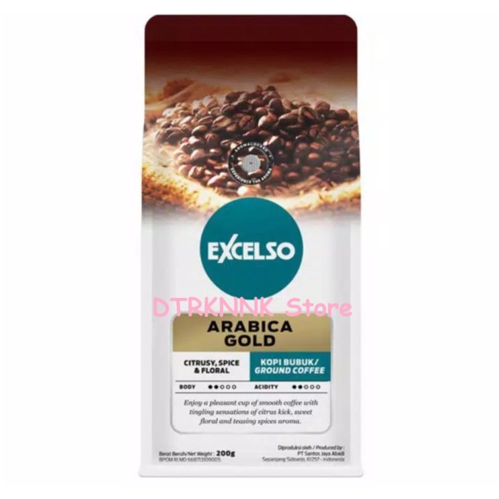 

BISA COD EXCELSO Kopi ARABICA GOLD 200 gram /KOPI EUBE/KOPI KAPAL API/KOPIBUBUK/KOPI ROBUSTA/KOPI