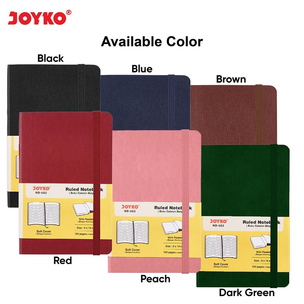 

POCKET SOFTCOVER RULED NOTEBOOK A5 | JOYKO NB-681| DIARY | BUKU CATATAN BERGARIS | 192 HAL | 80 GSM .