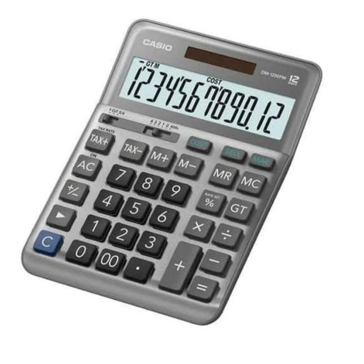 

Keren guys CASIO DM-1200 - Kalkulator Meja / Desktop Calculator # GARANSI RESMI ZDE