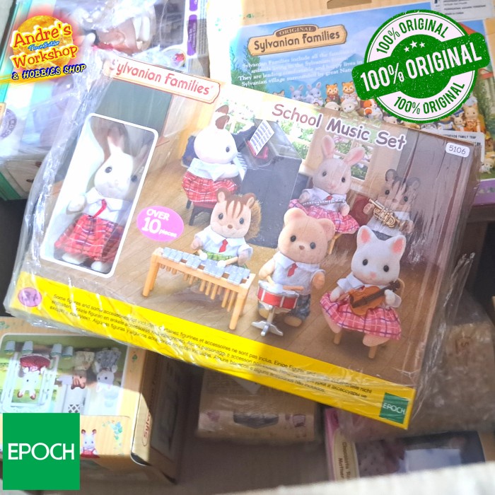 Diskon Spesial Sylvanian Families School Music Set Original Epoch Boneka Koleksi Terlaris