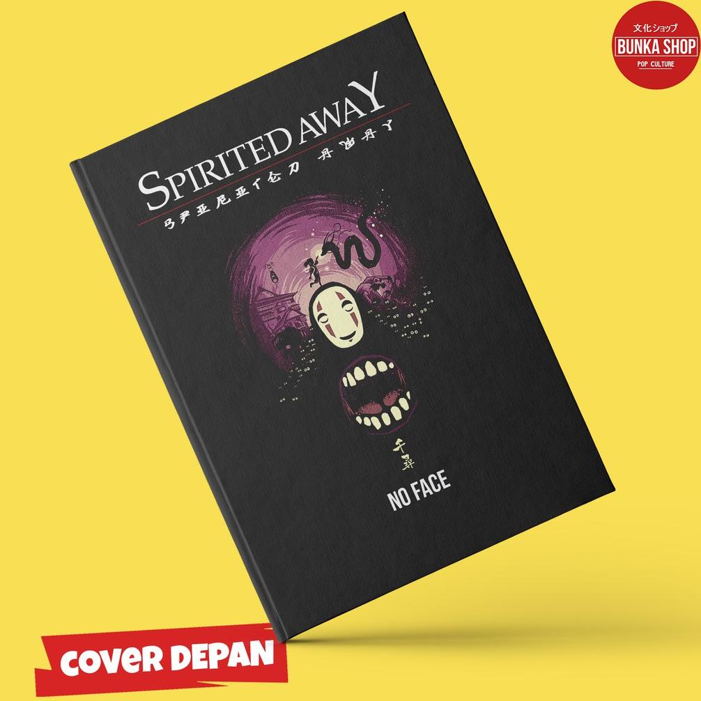 

NOTE BOOK ANIME SPIRITED AWAY NO FACE HARDCOVER A5 BUKU TULIS CATATAN NOTE AGENDA PLANNER JURNAL .