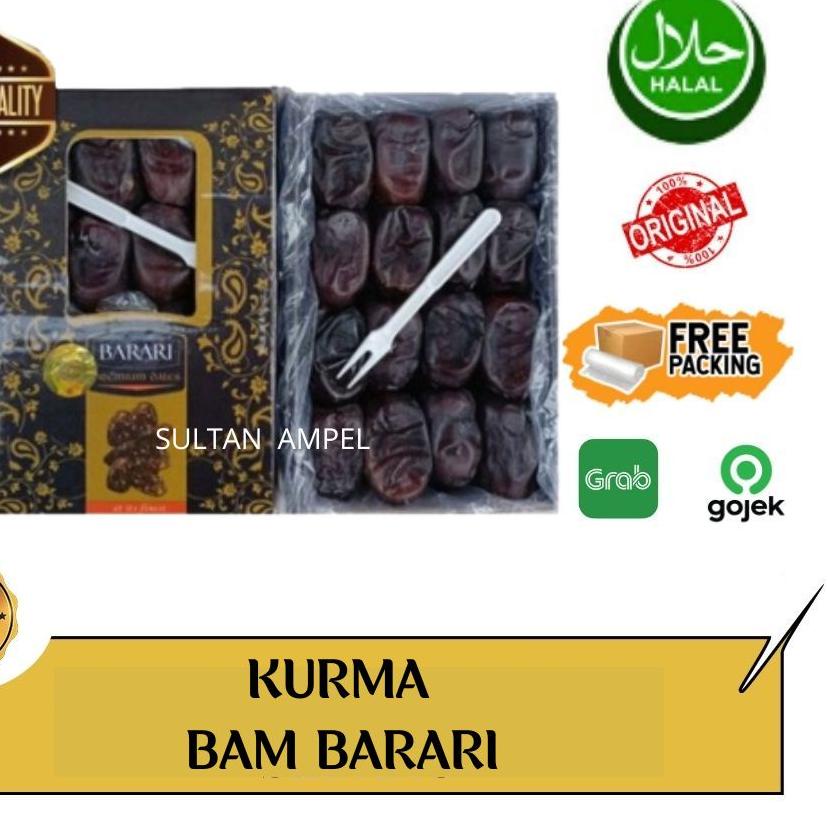 

COD | HJ6 | Kurma Bam Barari Premium Dates Hologram Original 600gr Kurma Anggur Kurma Bam Kurma Nabi Bam Barari