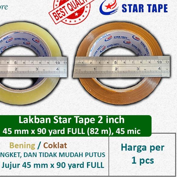 

6.6 Sale | KF7 | Lakban Bening Coklat 45 mm x 82 m (2 INCH X 90 YARD FULL) PLAKBAN ISOLASI SELOTIP PREMIUM MURAH TERMURAH