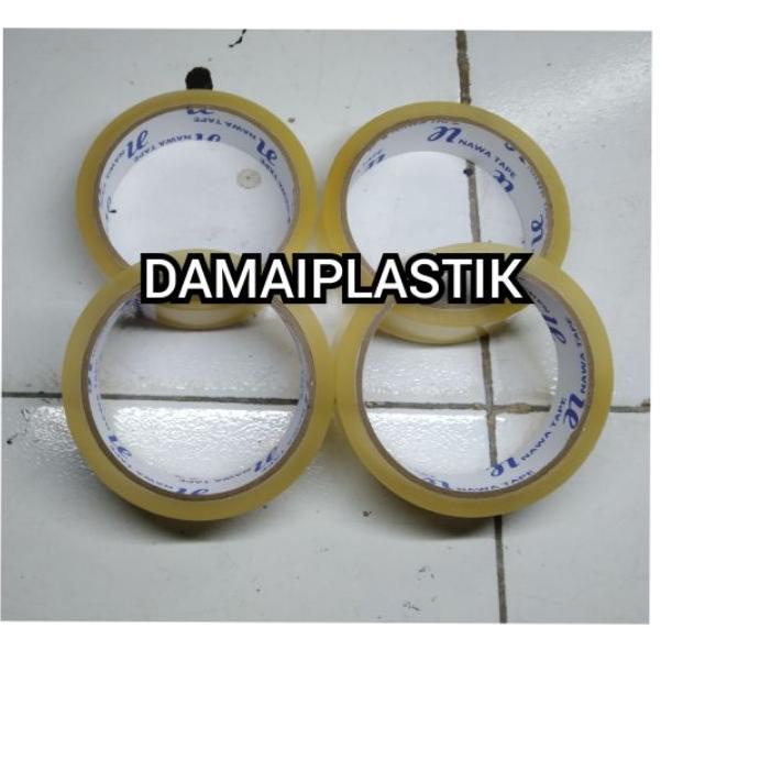 

COD | KP8 | Isolasi 1 Inch 72 Yard Solasi Lakban 24mm Isolatip Selotip Bening