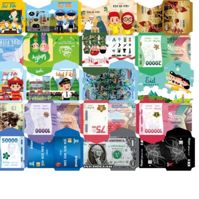 

Termurah | KF7 | amplop lebaran karakter unik isi 8pcs