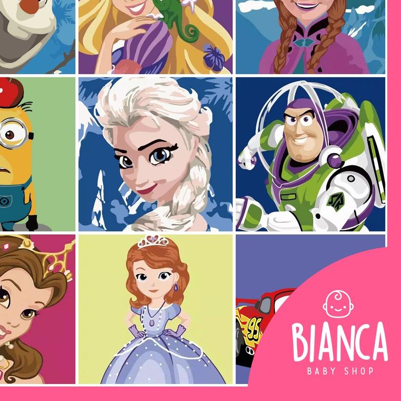 

Termurah | FG2 | (1) BIANCA - Prakarya Anak Painting Number Bahan Kanvas / Painting Kanvas By Number