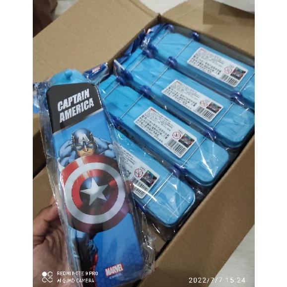 

New - Kotak Pensil Spiderman Iron Man Captain America Frozen tempat pensil anak laki laki kado ultah anak cowo cewe ,,