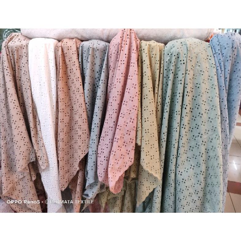 Kekinian - BAHAN/KAIN KATUN BORDIR 