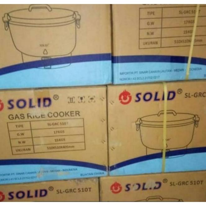 Gas Cooker Solid / Rice Cooker Gas Solid 10 Liter