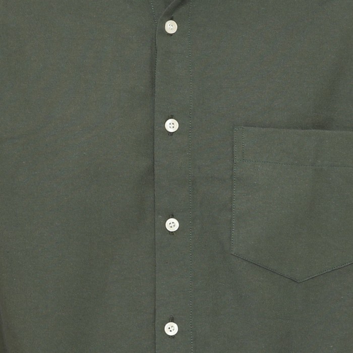 kemeja pria Platini Kemeja Pria Polos Lengan Pendek Katun Chambray Oxford 73317 Hi - S(U6Y8) kemeja 