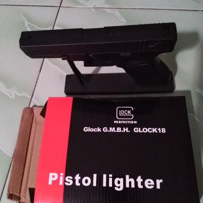 .........] korek api pistol Lighter GLOCK 18