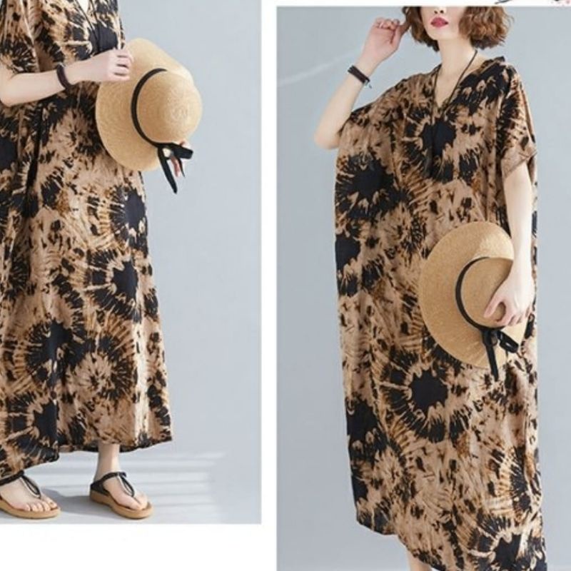 91013 Homewear Maxi daster import daster jumbo