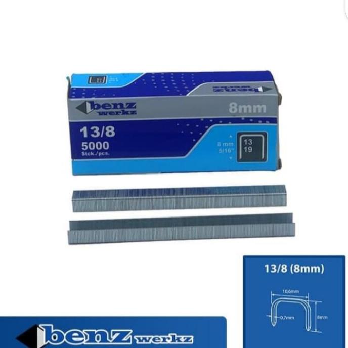

best seller] Isi Staples Tembak ukuran 13/8 Isi Stapler Gun Tacker High Quality