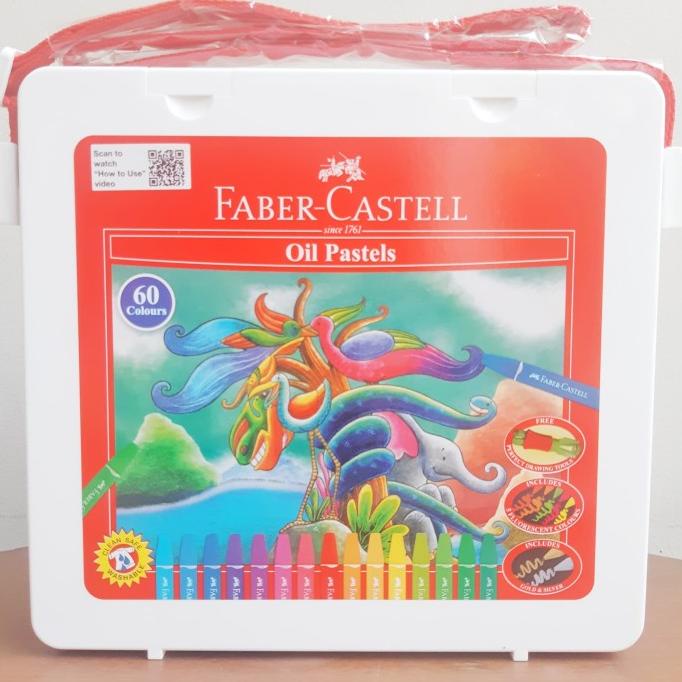 

Crayon / Oil Pastel Faber-Castell 60 Colours Bag