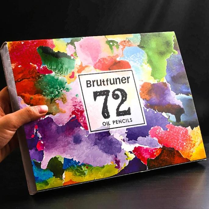 

Pensil Warna Brutfuner Painting Oil Pencil Artist Color Pencils Set 72