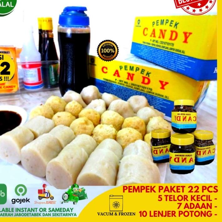 

✨12.12✨ COD Pempek candy palembang asli frozen beku candy buruan