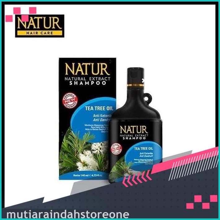 NATUR SHAMPO ANTI KETOMBE 270ML - SHAMPOO NATUR ANTI KETOMBE TEA TREE BEST DEAL