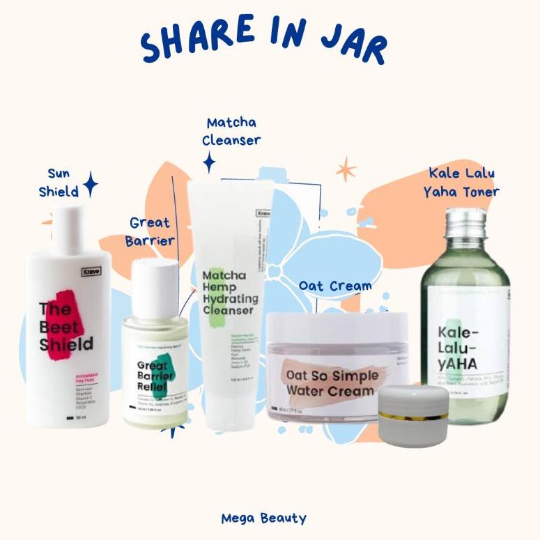 [KODE BAZZE] (Share in Jar) Krave Beauty Kravebeauty Kale Lalu Yaha Toner |Beet The Sun |Matcha Hemp