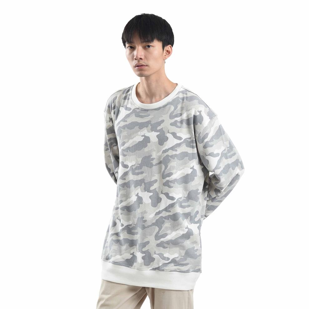 [KODE ENLOU] Roughneck SS272 Grey Camo Mini Sig Crewneck