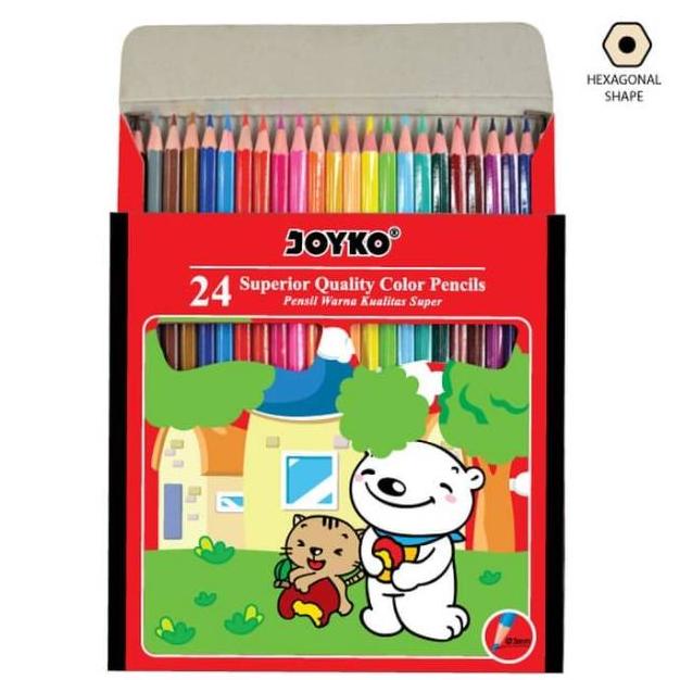 

Ready Pensil Warna 24 Panjang Color Pencil Joyko Best Seller )ノ